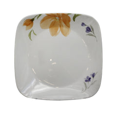 PLATE QUARTER SQUARE CORNINGWARE BEGONIA 2211-BGN-LP Default Title - MamasJan Crockery
