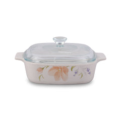 DONGA CORNINGWARE COVERED 1LTR BEGONIA A-1-BGN Default Title - MamasJan Crockery