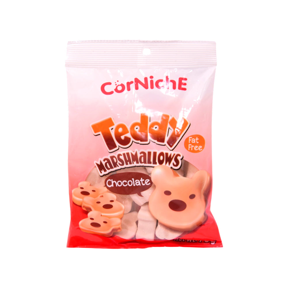 CORNICHE TEDDY MARSHMALLOWS CHOCOLATE FAT FREE 70 GM Default Title - MamasJan GroceryFoods