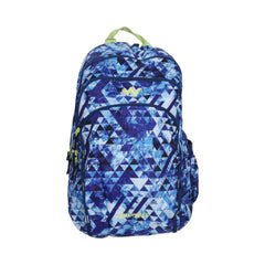 WILDCRAFT GEO CAMO SCHOOL BACKPACK BLUE Default Title - MamasJan Luggage