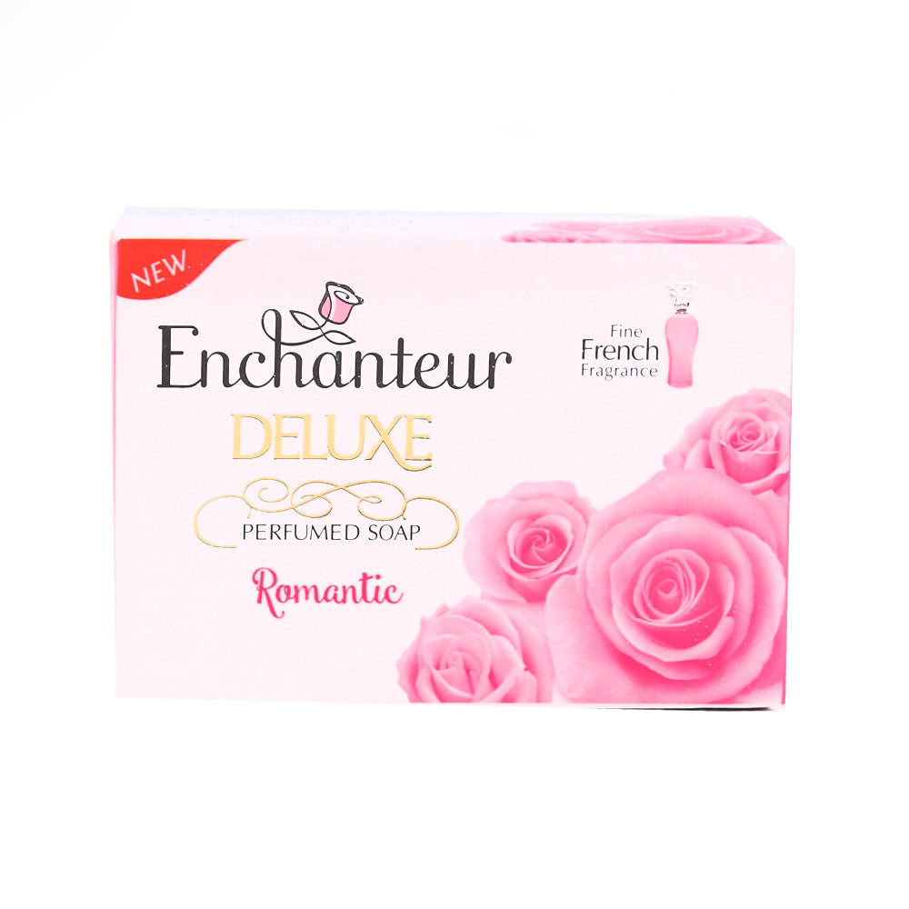 ENCHANTEUR SOAP DELUXE ROMANTIC PERFUMED 90 GM Default Title - MamasJan Grocery Nonfood