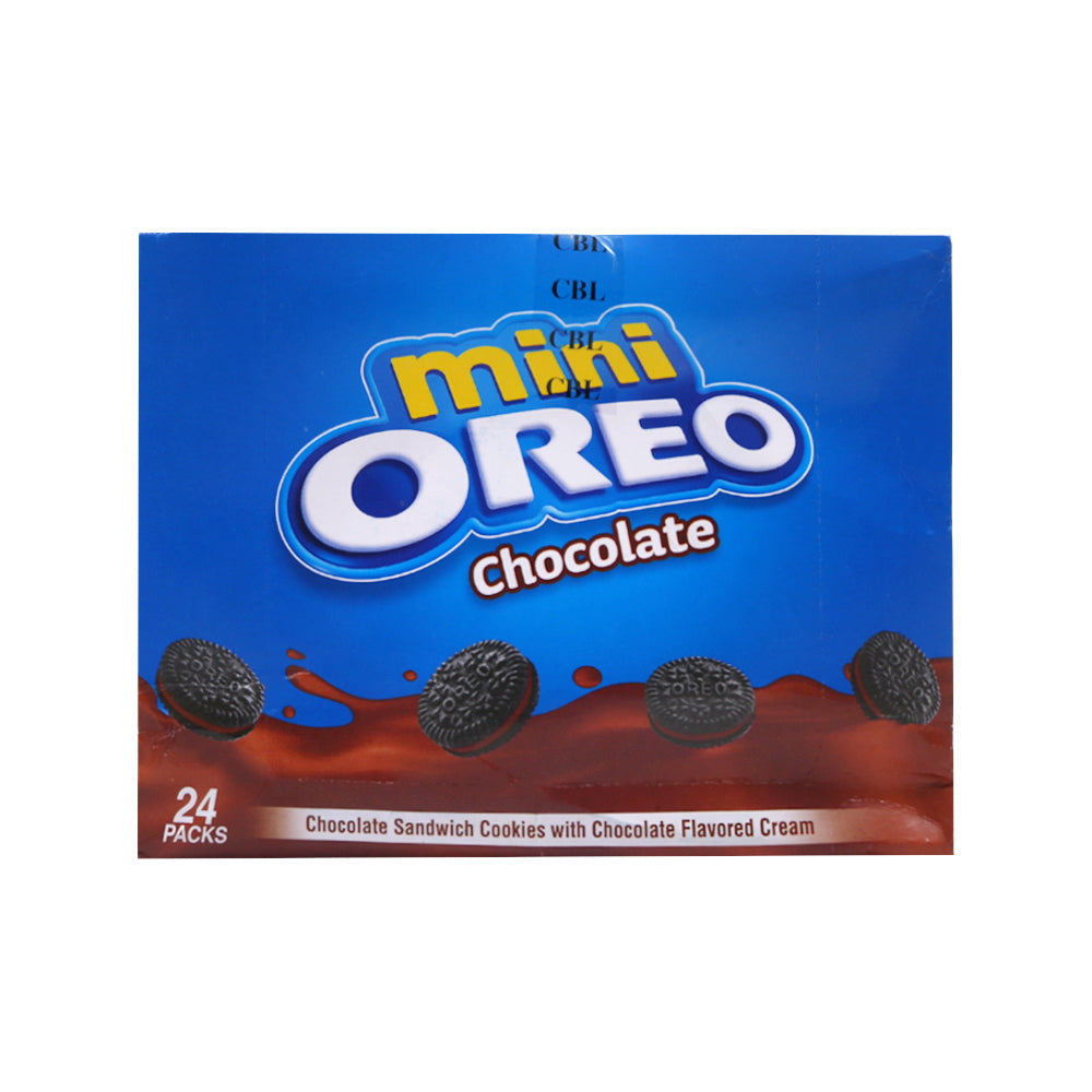 LU MINI OREO CHOCOLATE BISCUIT 17.5 GM B/P BOX 24PC Default Title - MamasJan GroceryFoods