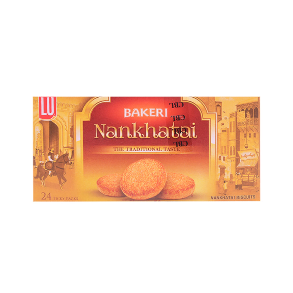 LU BAKERI NANKHATAI BISCUIT 12.8 GM T/P BOX 24PC Default Title - MamasJan Grocery Food