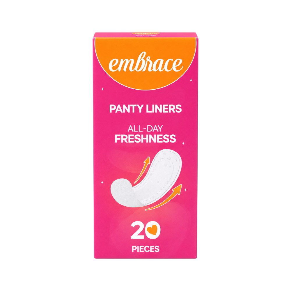 EMBRACE PANTY LINER ALL DAY FRESHNESS 20 PCS Default Title - MamasJan Grocery Nonfood