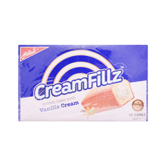 HILAL CREAMFILLZ GOLDEN CAKE WITH SOFT VANILLA CREAM 10PC BO Default Title - MamasJan GroceryFoods