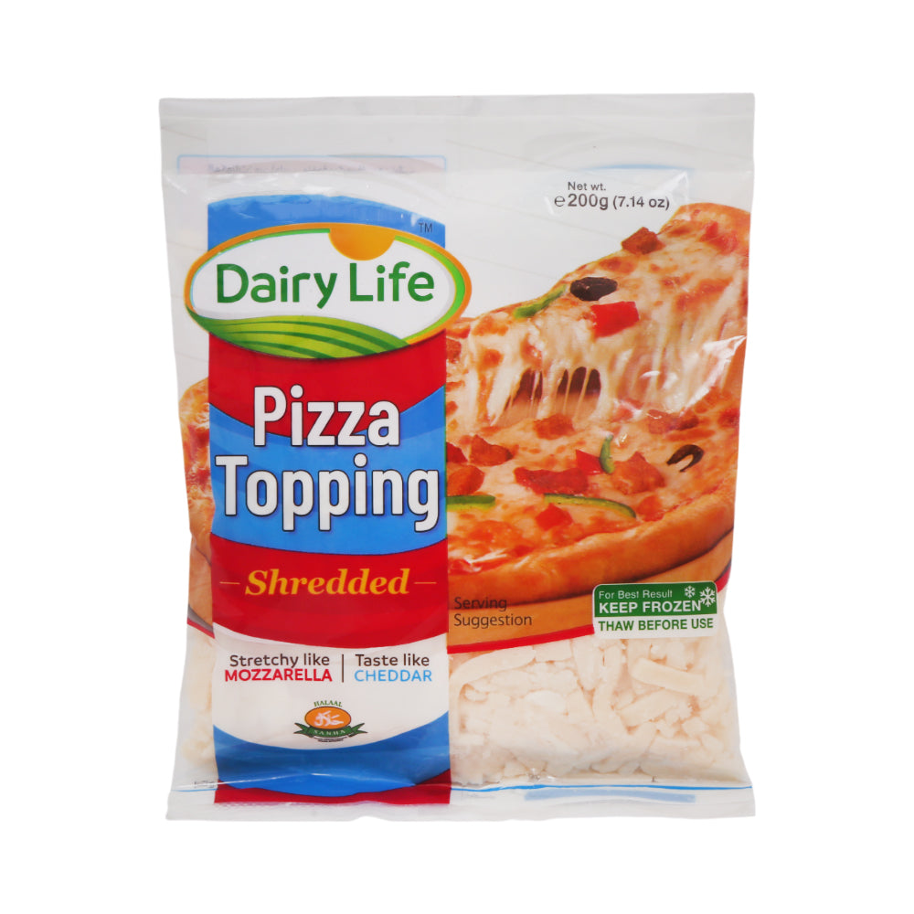 DAIRY LIFE PIZZA TOPPING SHREDDED 200GM (48 PCS) Default Title - MamasJan Grocery Food
