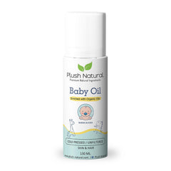 Plush Natural Organic Baby Oil Default Title - MamasJan Makeup
