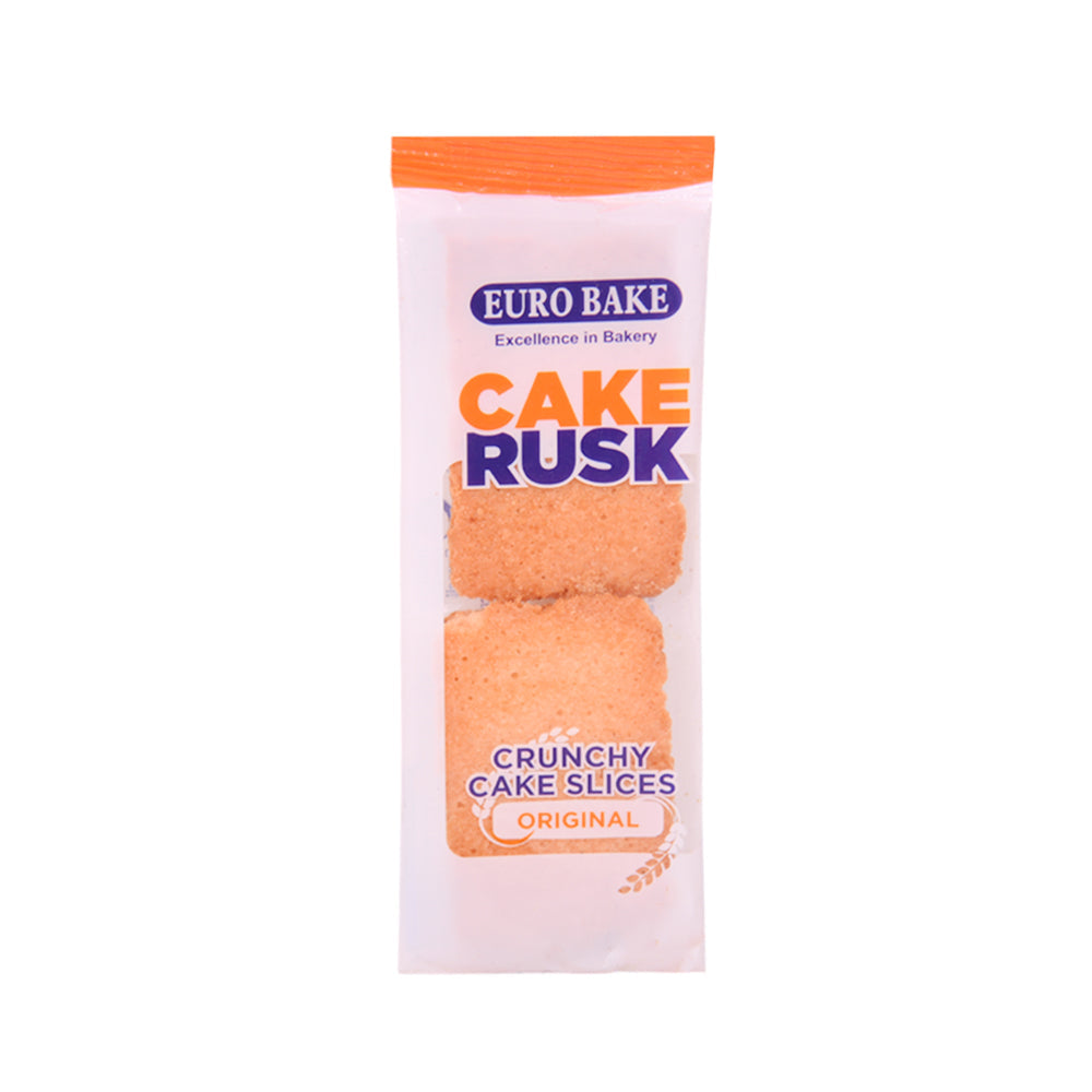 EURO BAKE CAKE RUSK CRUNCHY ORIGINAL 32GM Default Title - MamasJan GroceryFoods