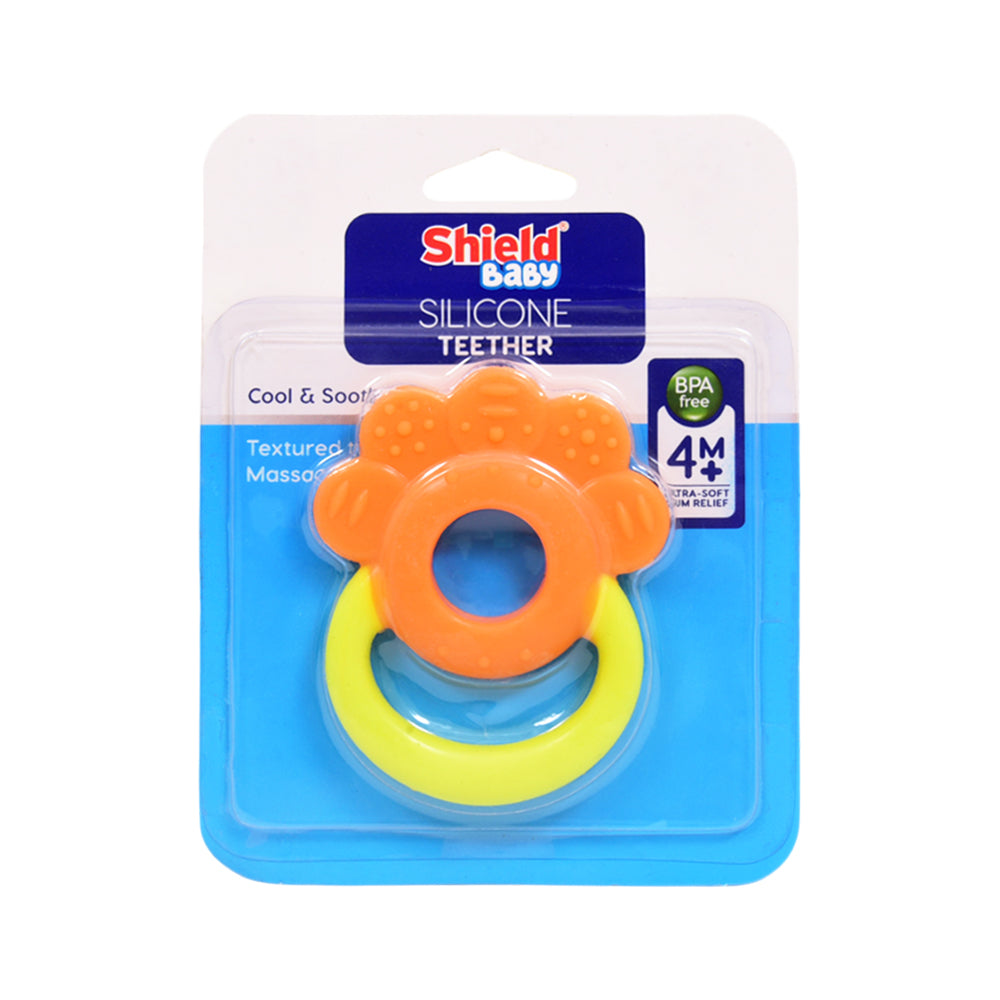 SHIELD SILICON TEETHER 6410 PC Default Title - MamasJan Grocery Nonfood