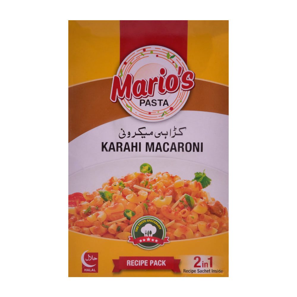 MARIOS KARAHI MACARONI 225 GM Default Title - MamasJan Grocery