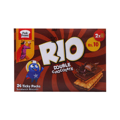 PEEK FREANS RIO DOUBLE CHOCOLATE TICKY PACK 14 GM BOX 24PC Default Title - MamasJan GroceryFoods