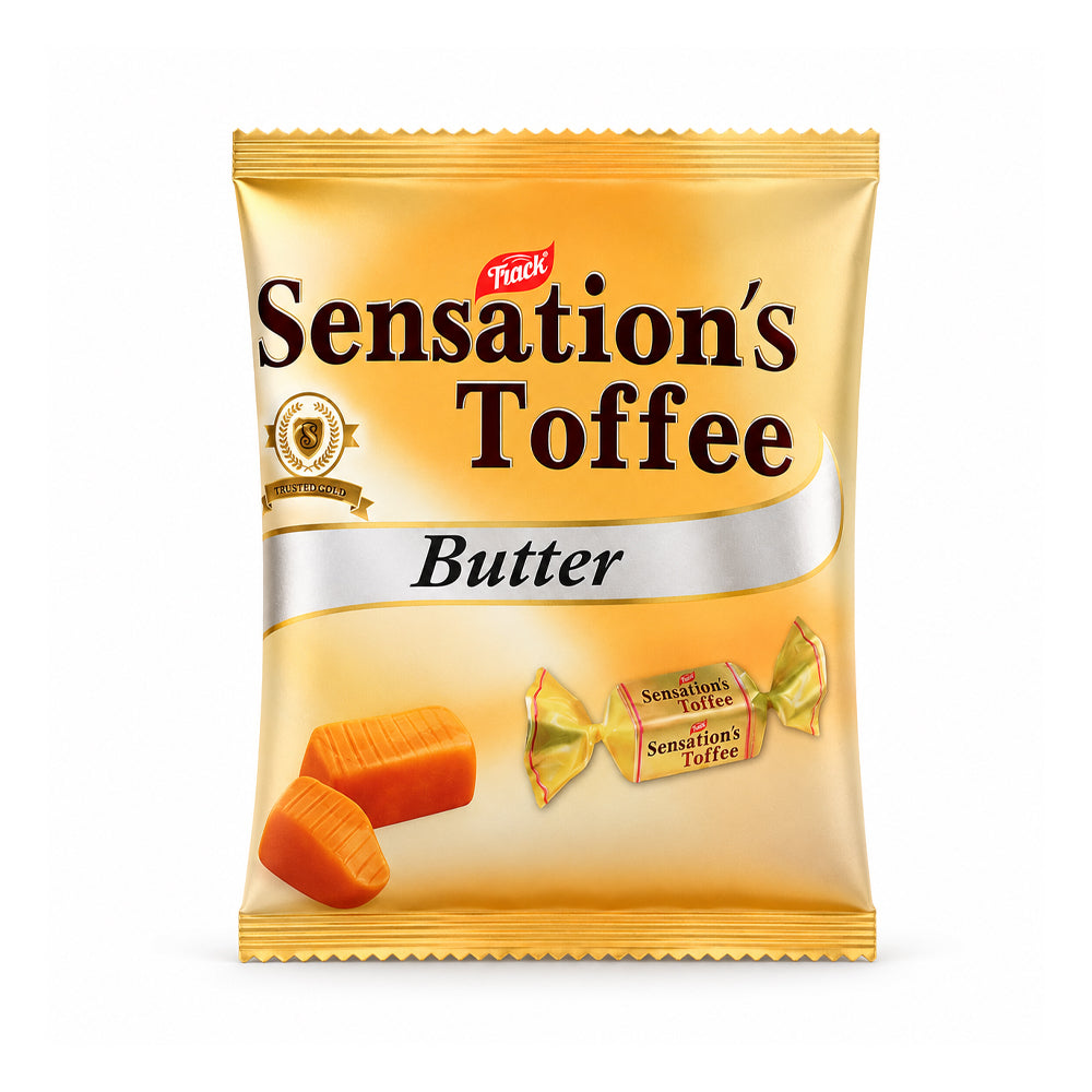 TRACK SENSATION TOFFEE BUTTER POUCH 125GM Default Title - MamasJan Grocery Food