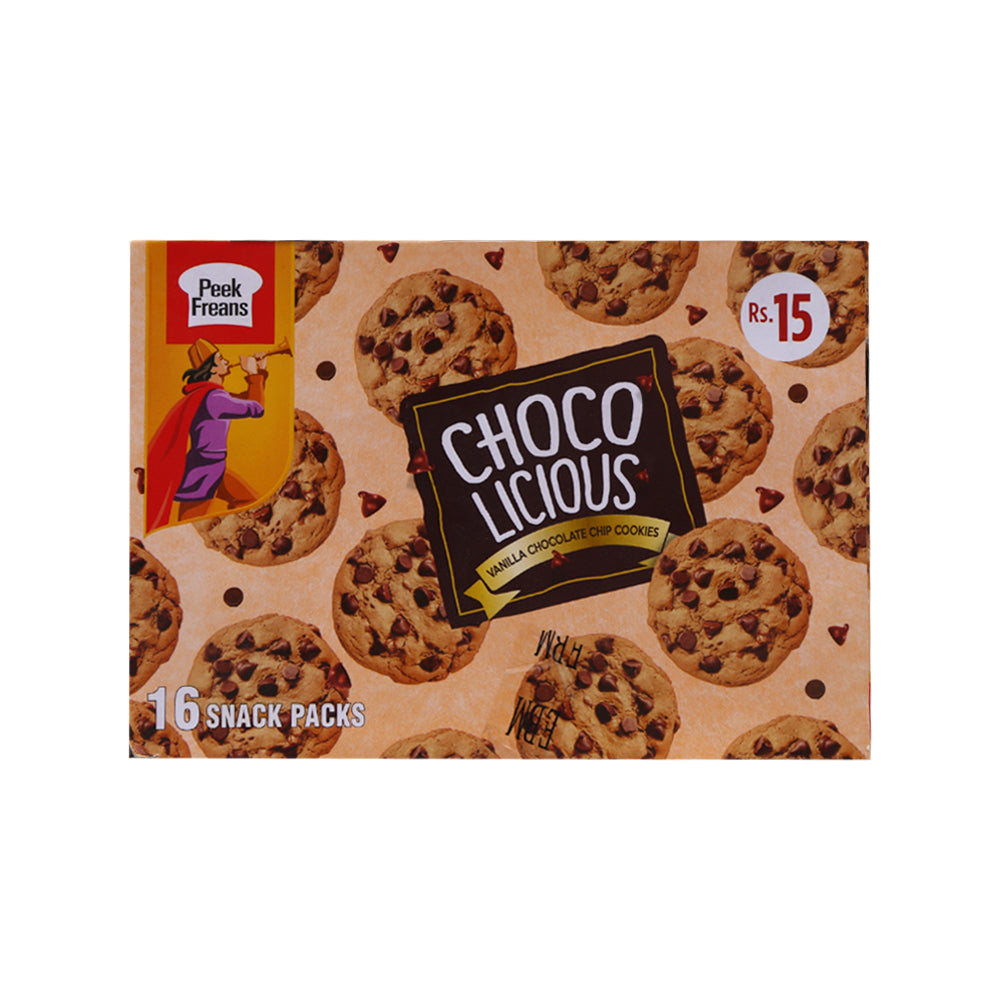 PEEK FREANS CHOCO LICIOUS VANILLA CHOCOLATE CHIP COOKIES 18. Default Title - MamasJan GroceryFoods