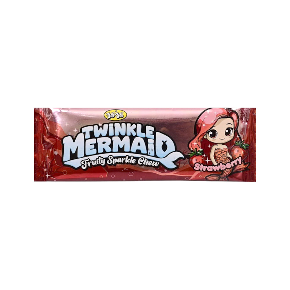 JOJO TWINKLE MARMAID STRAWBERRY CHEW FRUITY SPARKLE 30 GM Default Title - MamasJan Grocery Food