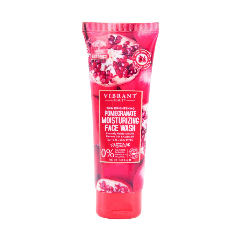 VIBRANT POMEGRANATE MOISTURIZING FACE WASH 100 ML Default Title - MamasJan skincare