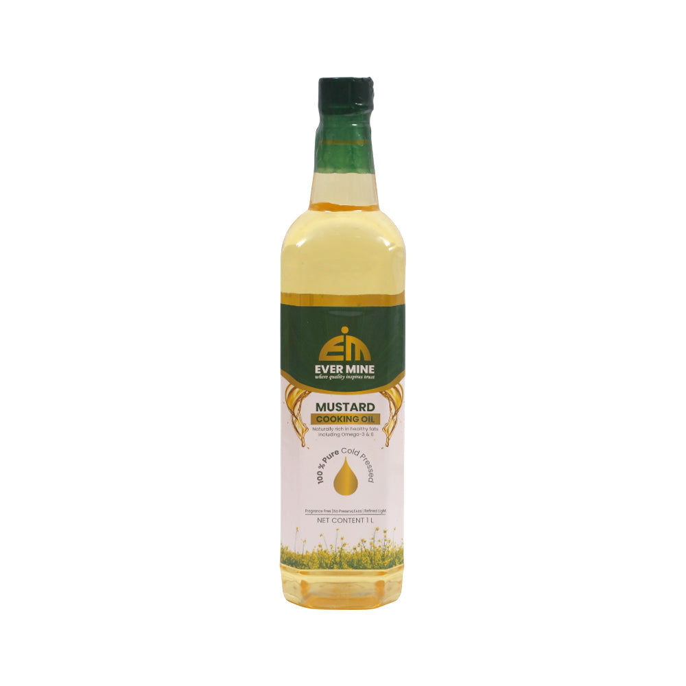 EVERMINE MUSTARD COOKING OIL 1 LTR Default Title - MamasJan Grocery