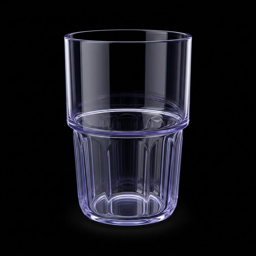 GLASS ACRYLIC PREMIUM KJ43 PLAIN (Pack of 6) Default Title - MamasJan Crockery