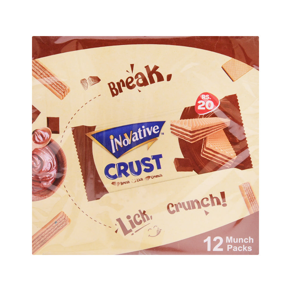 INOVATIVE CRUST WAFER CHOCOLATE 25 GM BOX 12 PC Default Title - MamasJan GroceryFoods