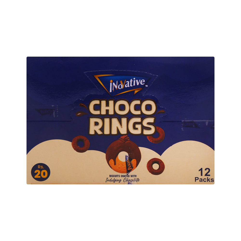 INNOVATIVE CHOCO RINGS 17.5GM BOX 12 PC Default Title - MamasJan Grocery Food