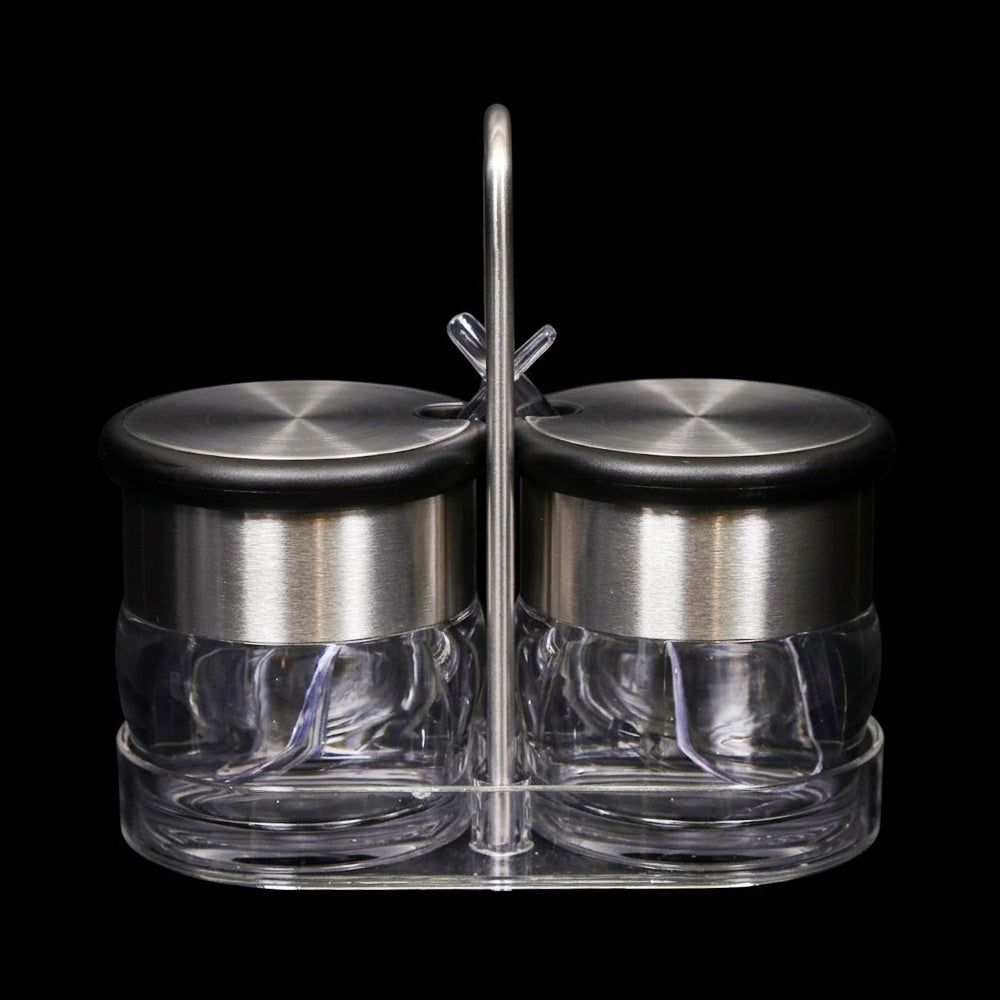 JAM POT SET 2PC ACRYLIC S002 Default Title - MamasJan Crockery