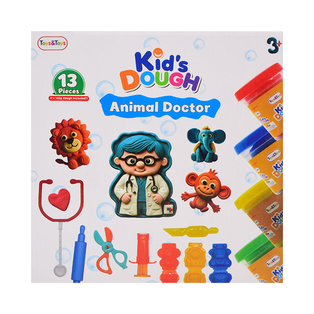 TKD-15 DOCTOR PLAYDOUGH SET 13PC A.I Default Title - MamasJan Toys