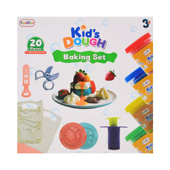 TKD-16 TNT KITCHEN SET PLAYDOUGH 20PC A.I Default Title - MamasJan Toys