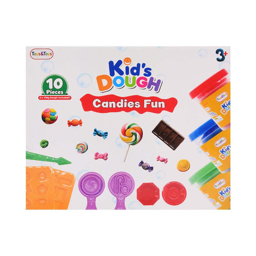 TKD-04 CANDIES FUN PLAYDOUGH 10PC A.I Default Title - MamasJan Toys