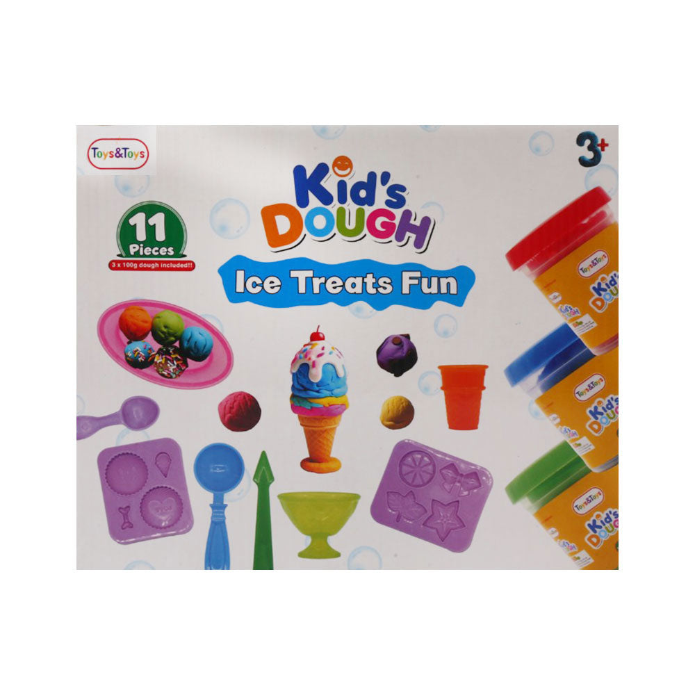 TKD-09 ICE TREATS PLAYDOUGH 11PC A.I Default Title - MamasJan Toys