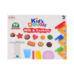 TKD-10 MILK N COOKIES PLAYDOUGH 19PC A.I Default Title - MamasJan Toys