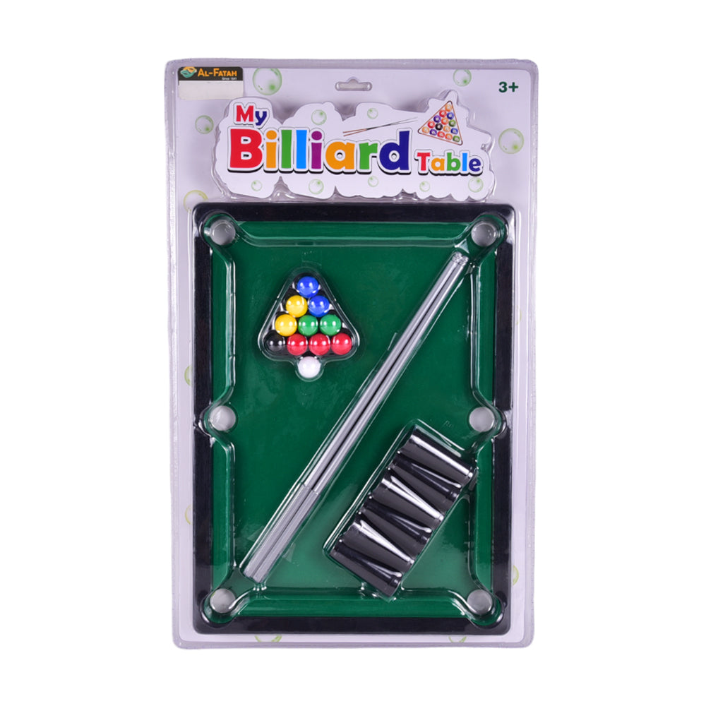 MBT-01 MY BILLIARD TABLE IN CARD Default Title - MamasJan Toys