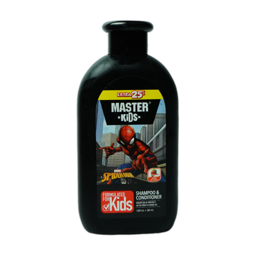 MASTER KIDS SPIDERMAN SHAMPOO CONDITIONER 150 ML Default Title - MamasJan Grocery Nonfood