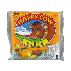 HAPPY COW GOUDA CHEESE SLICE 150 GM Default Title - MamasJan Grocery