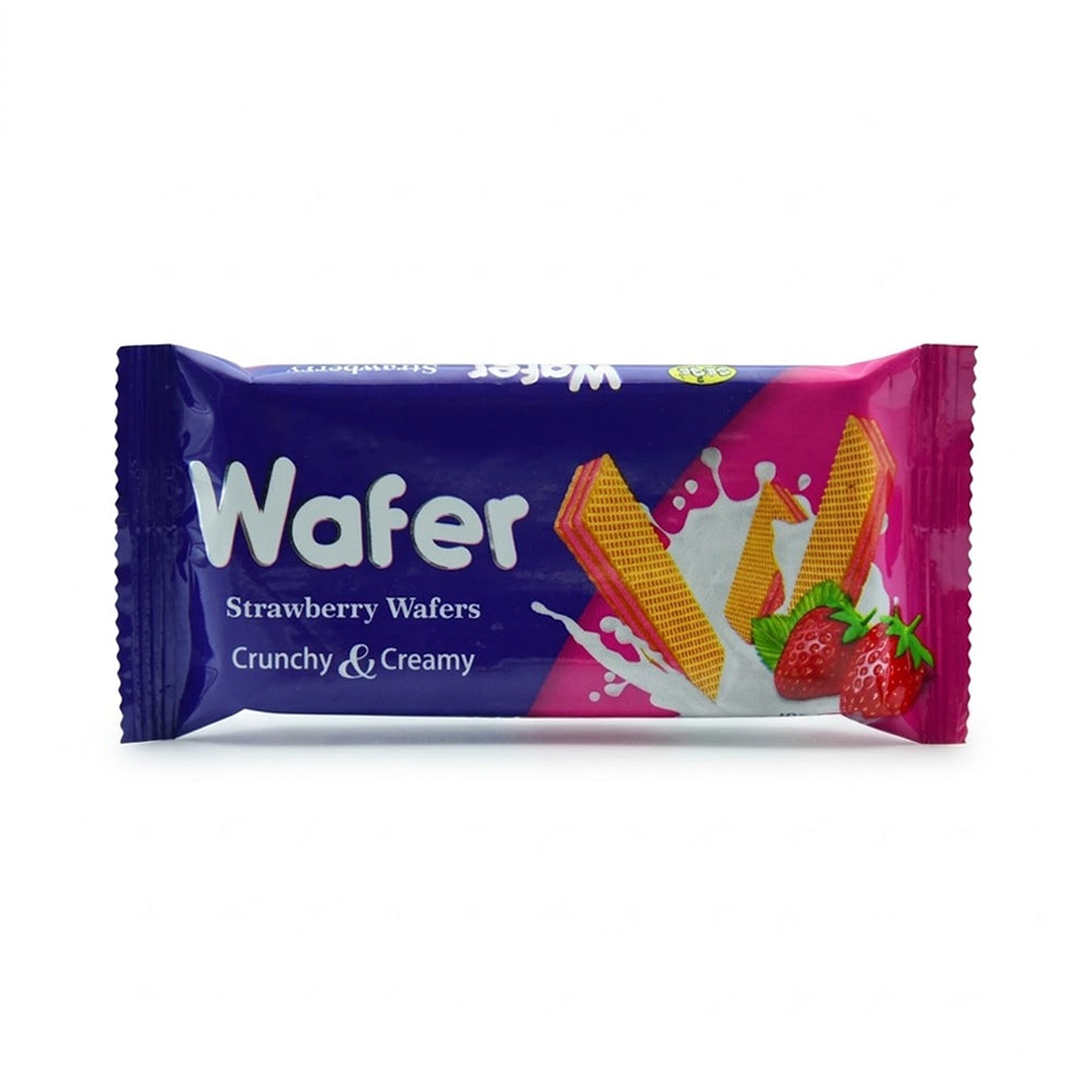 WAFER CRUNCHY & CREAMY STRAWBERRY Default Title - MamasJan Grocery Food