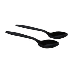 HOUSE & CO DISP TABLE SPOON HEAVY BLACK SET 24PCS BLACK Default Title - MamasJan Grocery Nonfood