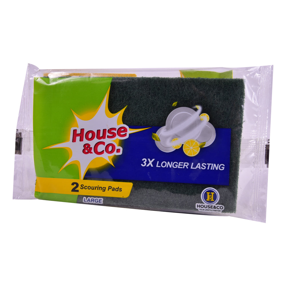 HOUSE&CO. SCOURING PAD LARGE 2IN1 Default Title - MamasJan Grocery Nonfood