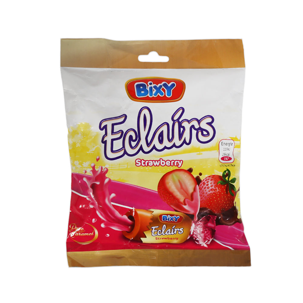 BIXY ECLAIR TOFFEE STRAWBERRY 190 GM Default Title - MamasJan Grocery