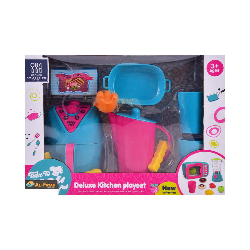 923B DELUXE KITCHEN SET A.I Default Title - MamasJan Toys