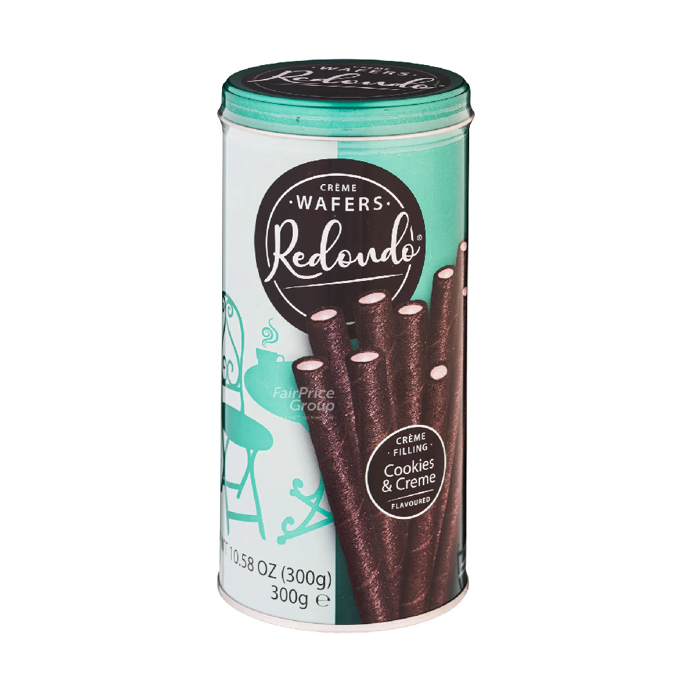 REDONDO WAFER CHOCOLATE STICK COOKIES & CREAM 300 GM Default Title - MamasJan Grocery Food