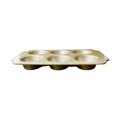 MUFFIN PAN 6 CUP ELEGANT EB5204 Default Title - MamasJan Crockery