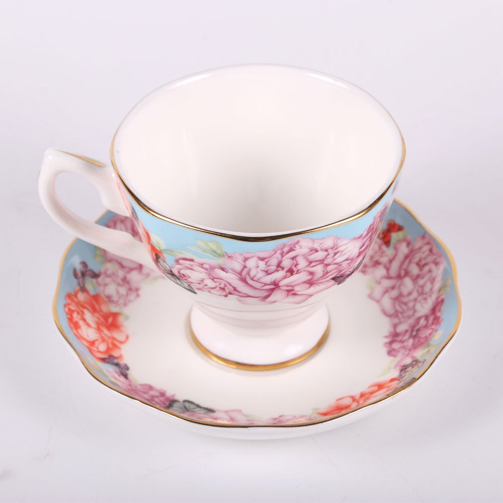 CUP & SAUCER SET ROYAL BISTRO 12PC 12-BJ-809 BASIC Default Title - MamasJan Crockery