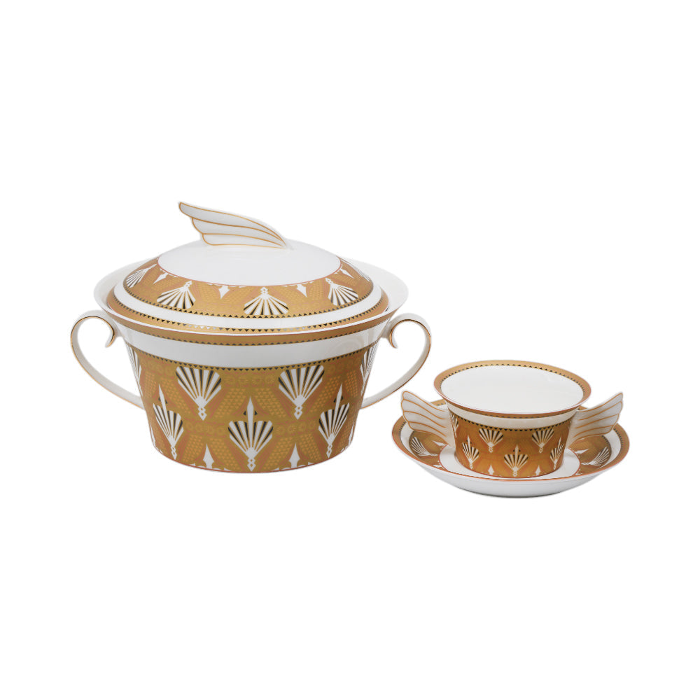 SOUP SET ROYAL BISTRO 21PC 21-AC03-B Default Title - MamasJan Crockery