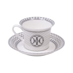 CUP & SAUCER SET ROYAL BISTRO 12PC GR-817 BASIC Default Title - MamasJan Crockery