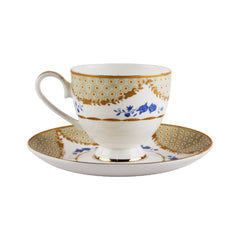 CUP & SAUCER SET ROYAL BISTRO 12PC 12-SO1-901G BASIC Default Title - MamasJan Crockery