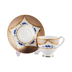 CUP & SAUCER SET ROYAL BISTRO 12PC 12-SO1-903G-P BASIC Default Title - MamasJan Crockery