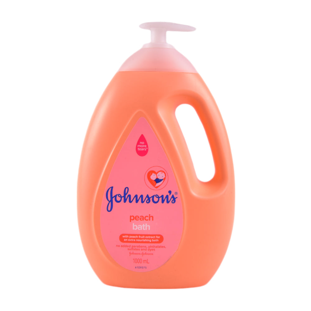 JOHNSONS BABY BATH PEACH FRUIT EXTRACT 1 LTR Default Title - MamasJan Grocery Nonfood