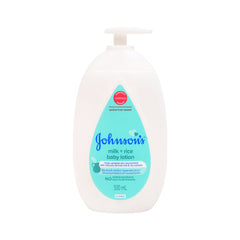JOHNSONS BABY BATH MILK + RICE 500 ML Default Title - MamasJan Grocery Nonfood