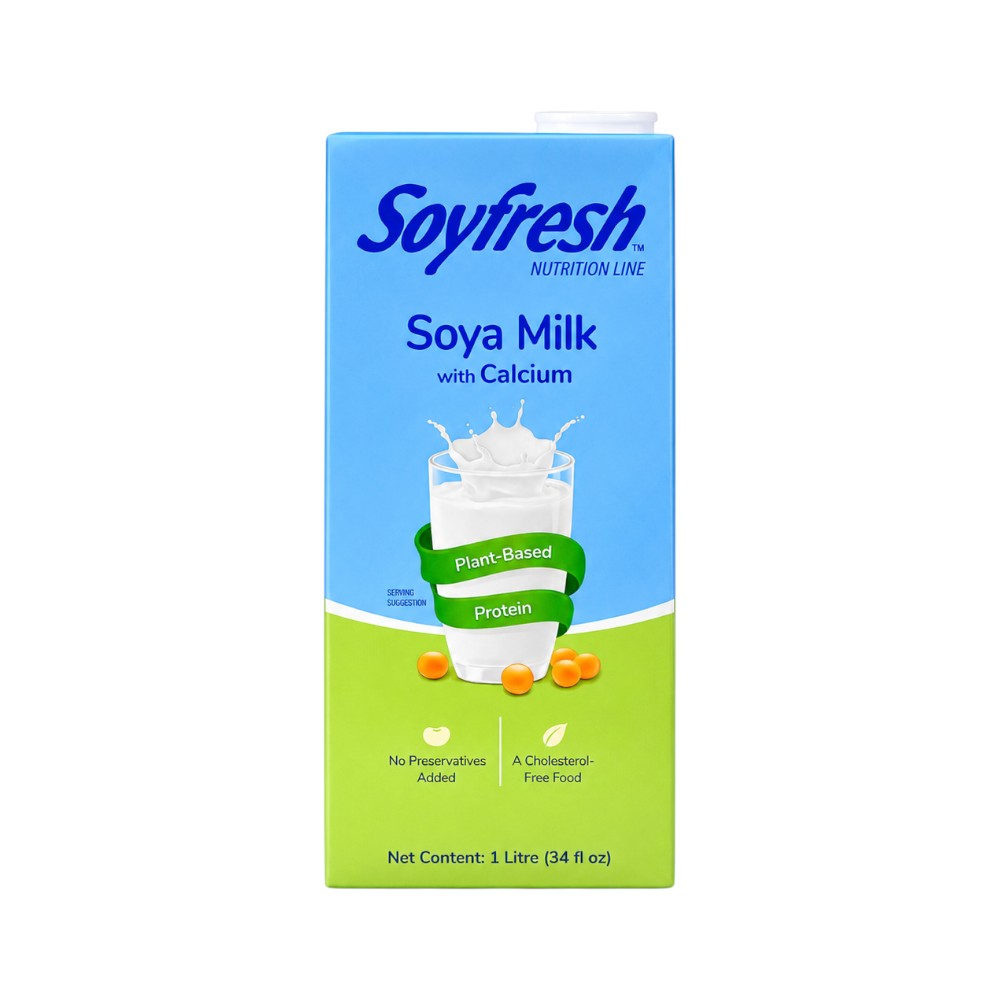 SOY FRESH SOYA MILK HI CALCIUM 1 LTR Default Title - MamasJan GroceryFoods