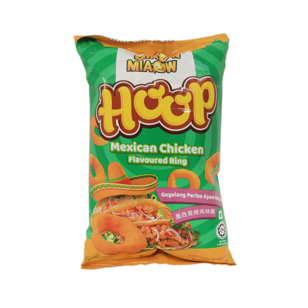 MIAOW MIAOW CHIPS MEXICAN CHICKEN RINGS 50 GM Default Title - MamasJan GroceryFoods