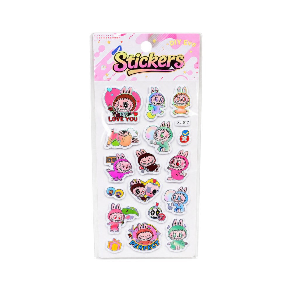 XJ DIY 3D STICKERS ASST Z.B Default Title - MamasJan Toys