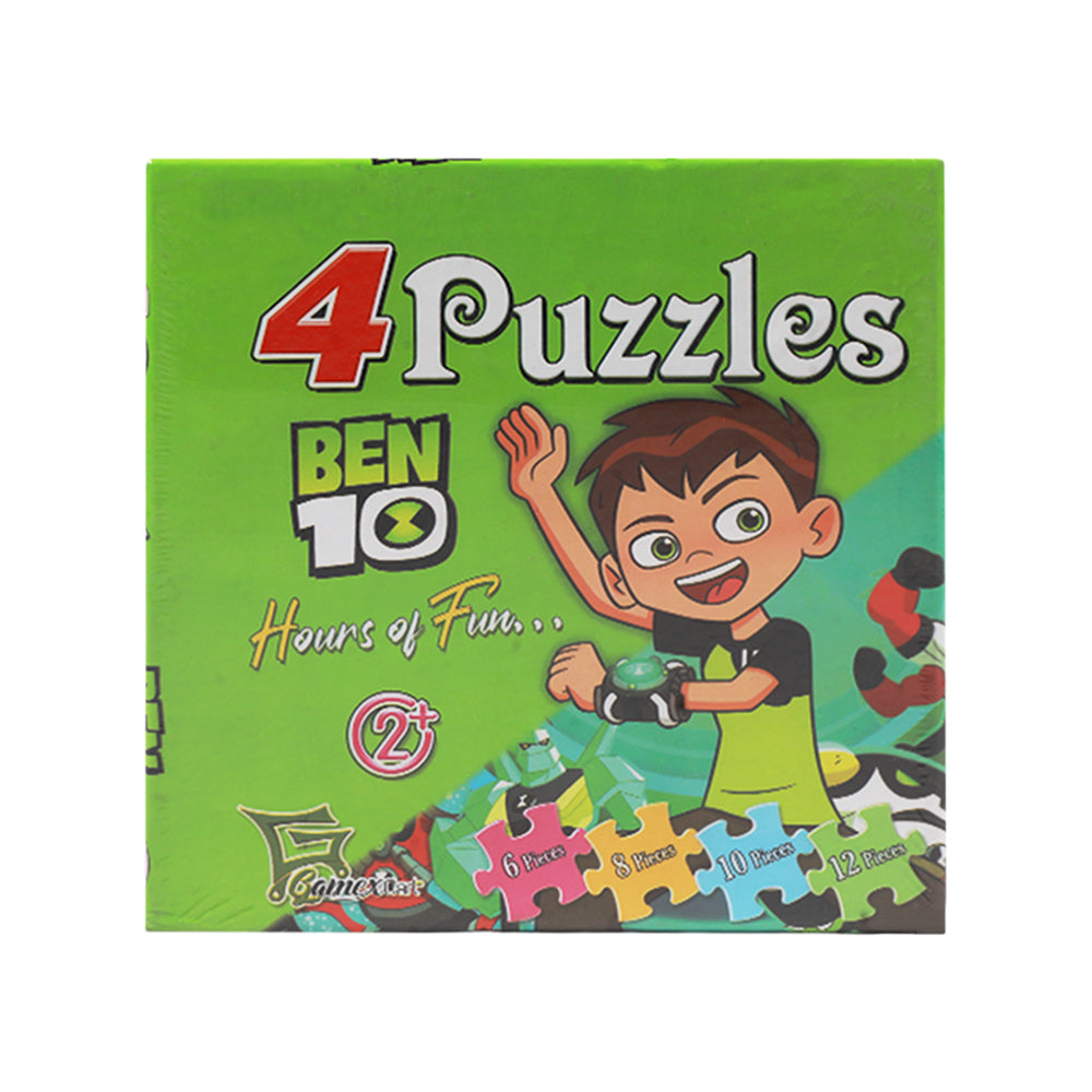 8502 GAMEXCART 4 PUZZLE BEN 10 Default Title - MamasJan Toys